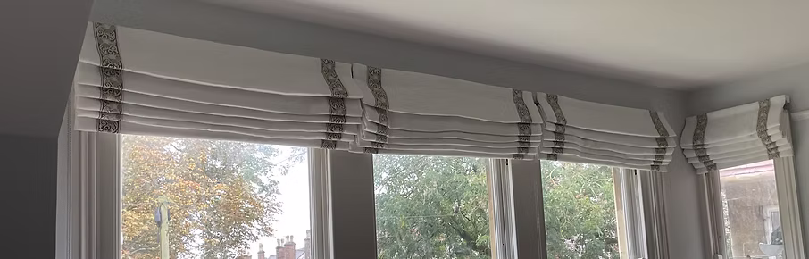 Linen fabrics from Cotswold Curtains & Interiors